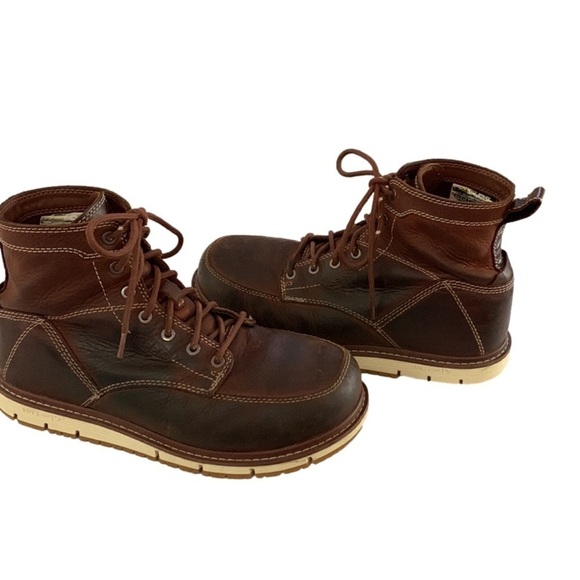 Keen Mens Utility Boots, Size US- 9EE EUR- 42, Gingerbread Brown Leather - Picture 3 of 9